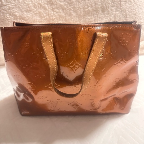 louis vuitton bronze vernis handbag - Picture 4 of 15